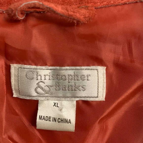 Vintage suede leather jacket - Picture 2 of 5